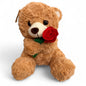 Osito con rosa 26 cm